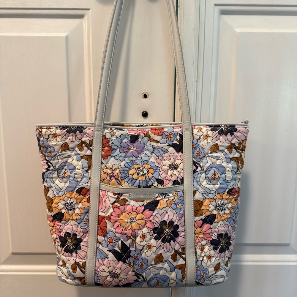 Vera Bradley Quilted Floral Tote in Pastel Multi